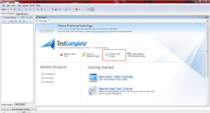 Create a New Project